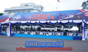 HUT Armada RI 2025: Danlanal Bandung Ikuti Senam & Jalan Sehat Bersama Kasal