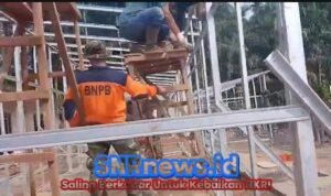 Hunian Sementara di Agam dan Lima Daerah Lain Sumbar Mulai Terpasang