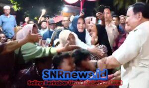 Tahun Baru Sederhana, Penuh Makna: Pengungsi Tapsel Bersama Prabowo