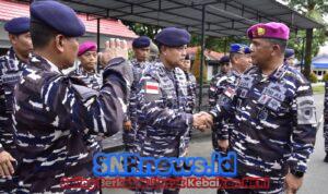 Kodaeral X TNI AL Gelar Apel Khusus, Dankodaeral X Tegaskan Tidak Ada Aktivitas Ilegal di Wilayah Laut