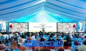 Prabowo Disambut Antusias Petani Saat Panen Raya di Karawang