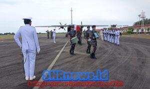 Komandan Lanal Dabo Singkep Pimpin Upacara Militer Pemakaman Almarhum Serda Bah Ardi Mustakim