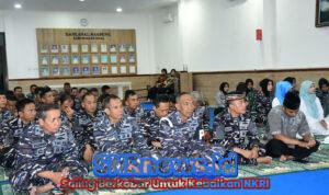Pangkalan TNI AL Bandung Gelar Peringatan Isra Mi’raj Nabi Muhammad SAW 1447 H