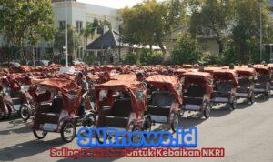 Berkat Becak Listrik Gratis dari Prabowo, Penarik Becak di Ngawi Tak Perlu Lelah Mengayuh Lagi