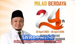 Erpa Aris Purnama Sampaikan Ucapan Milad ke-24 PKS Terus bersama Rakyat dalam Menguatkan Ketahanan Indonesia