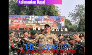 Dengan Semangat Sukabumi Mubarokah, Bupati Sukabumi, Asep Japar, Lepas Yon Armed 13 Nanggala, Satgas Pamtas RI–Malaysia