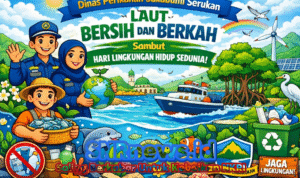Dinas Perikanan Sukabumi Serukan Laut Bersih dan Berkah, sambut Hari Lingkungan Hidup Sedunia