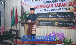Ketum IPSI Sugiono Hadiri Pengajian Akbar Pembangunan Padepokan Tapak Suci di Jogja