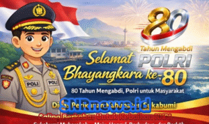 Dinas Perikanan Sukabumi Sambut Hari Bhayangkara ke-80