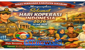 Dinas Perikanan Sukabumi Ucapkan Selamat Hari Koperasi Indonesia 2026