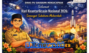 Dinas PU Sukabumi Sambut Hari Keantariksaan Nasional 2026 Semangat Muabrokah Bangun Negeri Menuju Masa Depan
