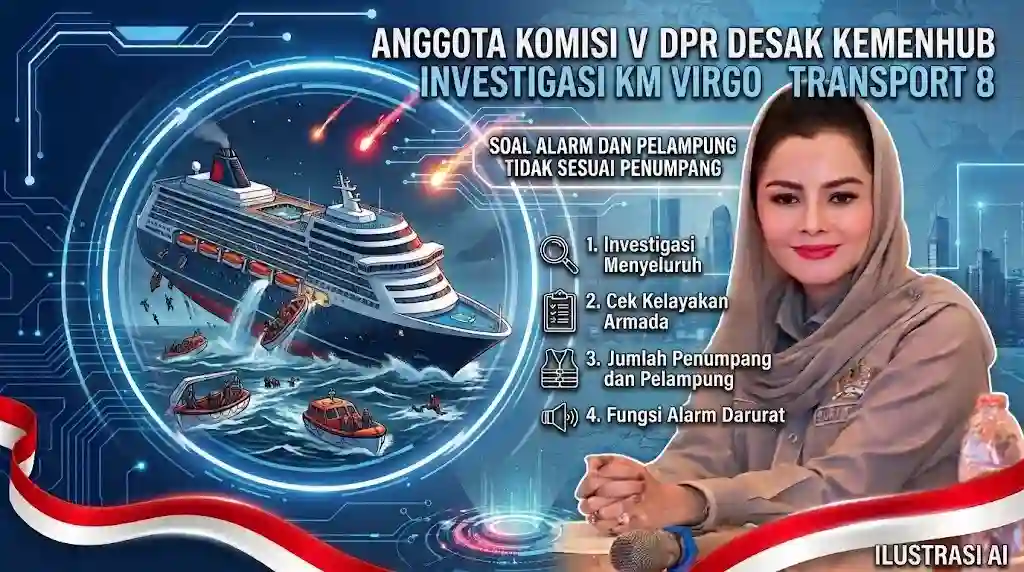 Anggota Komisi V DPR desak Kemenhub investigasi KM Virgo Transport 8 soal alarm dan pelampung tidak sesuai penumpang