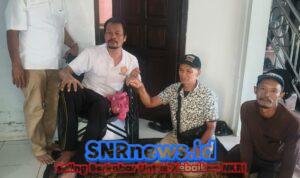 Bantu Warga yang Dua Tahun Menderita Stroke di Babakanmulya, DPC Gerindra Kuningan Berikan Kursi Roda