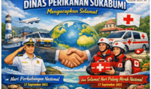 Dinas Perikanan Sukabumi Sampaikan Ucapan Selamat