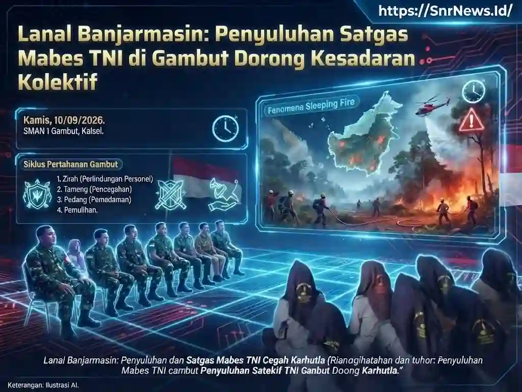 Lanal Banjarmasin: Penyuluhan Satgas Mabes TNI di Gambut Dorong Kesadaran Kolektif